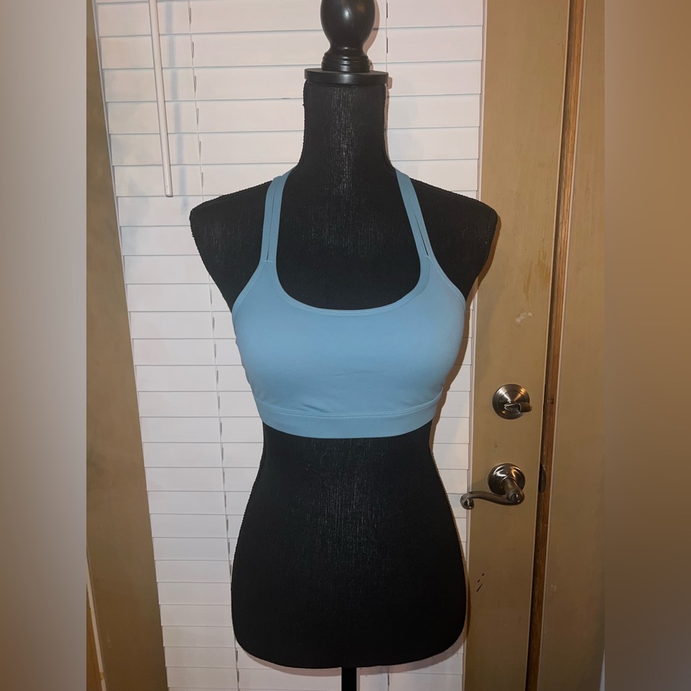 NWOT- Blue EQYL SPORTS BRA Sz small